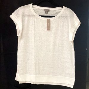 JCREW LINEN T-SHIRT (sm)